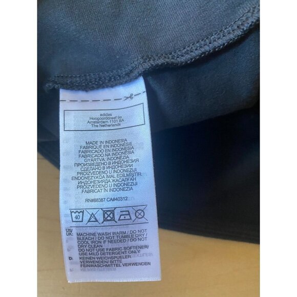 ADIDAS Womens Activewear Hi Waist Logo Leggings Small Black - Picture 4 of 4